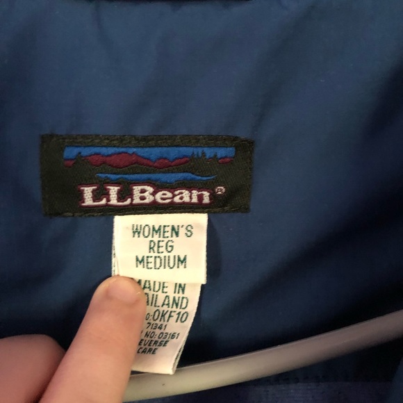 LL Bean Windbreaker Rain Coat *New Condition* - Picture 5 of 8